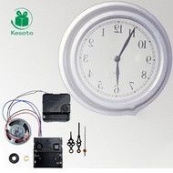Kesoto Mechanical Clock Movement Replacement with Mute Sweep and Hourly Chime DIY Kit for Wall Clock