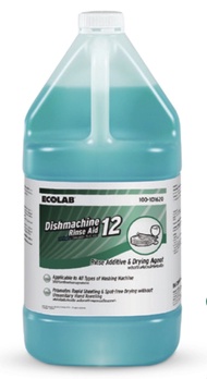 ECOLAB DISHMACHINE RINSE AID 12  3.8 LT.