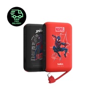 BELKIN BoostCharge Power Bank 10K with Integrated Cable (Spider-Man, Marvel Collection)