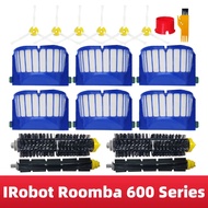 For iRobot Roomba 600 Series 610 620 625 630 650 660 Vacuum Beater Bristle Brush+Aero Vac Filter+side Brush