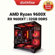 Red Devil LCD Gaming PC | Ryzen 9600X | 32GB DDR5 | ARGB | LCD CPU COOLER