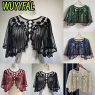 WUYYFAL Flapper Shawl Fashion 1920s Women Sequin Deco