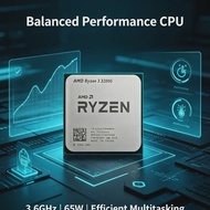 AMD | AMD Ryzen 3 3200G Processor Socket AM4 YD320BC5M4MFH 3.6GHz 65W L3 Cache 4M 4‑Core 4‑Thread De