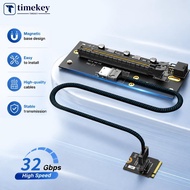 TME  M.2 M-Key 2230 to PCI-e 4.0 X16 with Oculink SFF-8612 Extension Cable As External Graphics Card