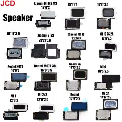 JCD 1pcs Loudspeaker Loud Speaker Buzzer For Xiaomi Redmi Hongmi NOTE 3G M1 1S 2S MI 2A 3S MI4 M3 M2