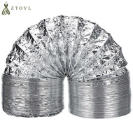 4inch Ventilator Pipe Aluminum Tube Air Ventilation Hose Flexible Exhaust Duct2M