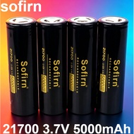 Sofirn 5000mah 21700 rechargeable battery (inserted in flashlight) Button top suitable for SD09L and