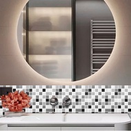 【DEAL】3D Self-Adhesive Kitchen Wall Tiles Stickers Bathroom Mosaic Stickers Peel Stick
