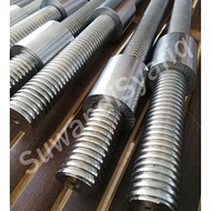 as drat ulir kotak diameter 1in/25mm panjang 40cm drat 30cm