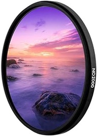 37mm Camera Lens Slim Tempered Glass ND2000 Filter 11 Stop Neutral Density Filter For Olympus E-M1, E-M1 Mark II, E-M1X With Olympus M. Zuiko 45mm f/1.8 Lens