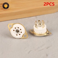 {TB & Bag }   2 PCS 7pin B7G Ceramic Vacuum Tube Soet Valve Base For 6Z4/EAA91/EC92, Etc. Vintage Au