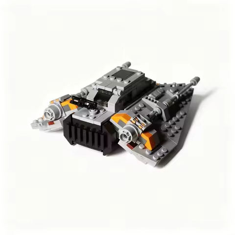 378pcs MOC Star Battle T-47 Snowspeeder Model Building Blocks Architecture Collection Craft Birthday
