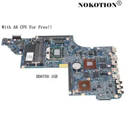Nokotion 650854-001 665284-001 665281-001 650851-001 For HP Pavilion DV6 DV6-6000 Laptop Motherboard