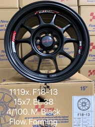 แม็กขอบ 15 Yusta F18 4/100 (4ล้อ) งานล้อเบา