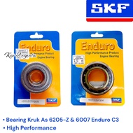 Bearing Laher 6007 & 6205-Z SKF Enduro C3 High Performance - Bearing Kruk As Beat SKF Enduro