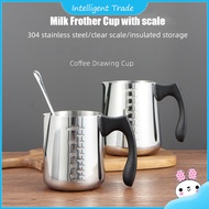 Milk Frother Cup 304 Stainless Steel Milk Frothing Pitcher Milk Coffee Cappuccino Latte Art Espresso Machine Accessories
