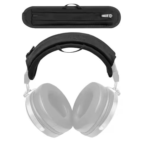 Headband Cushion Cover For Fiio FT1, FT1 Pro, JT7 Over Ear Headphones, 6mm Thick Cushion, No Wobble 