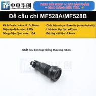 MF528 Fuse Holder for 5x20mm Fuse, Cross/Slotted Type, 10A 250V, 12mm Mounting Hole