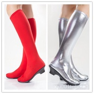 Special offer sailor dance red shoe covers, dance boots, Mongolian boots, black and red dance shoes,