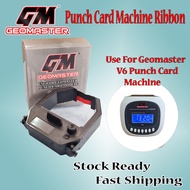 Geomaster V6 Punch Card Ribbon , V6 Time Recorder Ribbon - Original Ribbon , Geomaster Ribbon