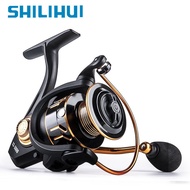 SHILIHUI Fishing Reel Power Handle 8kg Max Drag Spinning Reel 5.0:1/4.7:1  Metal Spool No Gap Coil Rod Reels 1000 2000 Mesin Pancing Murah 3000 4000 5000 6000 7000