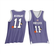 Basketball T-Shirt Jersey Short Sleeve --- Uneluid Eleven T-Shirt