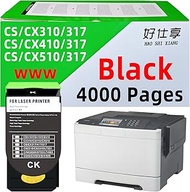 CS310 CS410 CS510 CX310 CX410 CX510 70C1HK0 71B1HK0 Toner Cartridge Compatible with Lexmark CS317 CS