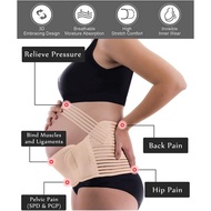 (3-pc) Maternity Belt (Breathable) Pregnancy Belly Belt Elastic Pregnant Woman Belt Pregnancy Belly 