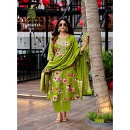 Kajal Style Romaniya Vol 1 Straight Kurti Catalogs Pant Set with Jacquard Dupatta