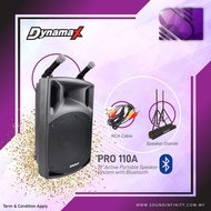 Dynamax PRO110A 10 Inch Portable Speaker With Bluetooth (PRO110A)