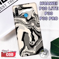G22 -Silicon Huawei p30 lite - softcase pro camera Huawei p30 - RAINBOW Motif -MARBLE- Flexible Rubber Material - Casing Huawei p30 pro - Silicone p30 lite- case p30-p30 pro-- all type hp