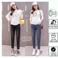 Ki An Ms19 Maternity Jeans 1st class product, high quality jeans, maternity pants with elastic to ad