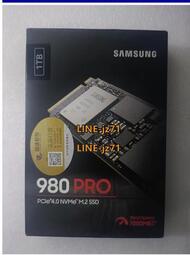 Samsung/三星 980PRO 500G/1T/2T固態硬盤PCIe4.0游戲黑盤SSD