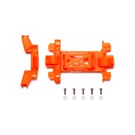 95681 TAMIYA REINFORCED GEAR COVER Ms Chassis Fluor. Orange Orange Orange