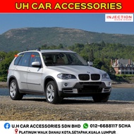 BMW X5 (E70) 2007 - 2013 INJECTION DOOR VISOR WITH STAINLESS STEEL LINING/WINDOW VENT VISOR DEFLECTO