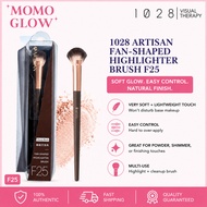 1028 ARTISAN F25 Fan Highlighter Brush Soft Bristles Face Glow Makeup Tool Natural Finish