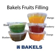 (Halal) Bakels Fruits Filling Kiwi Blueberry Mango Strawberry Orange  250g 500g