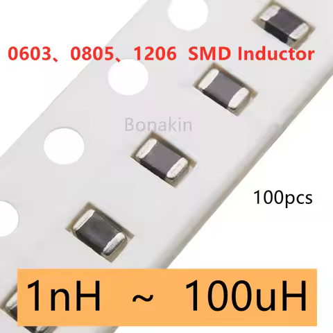 100pcs 0603 0805 1206 SMD Inductor 2.2nH 24nH 27nH 47nH 470nH 560nH 1uH 2.2uH 3.3uH 4.7uH 6.8uH 10uH