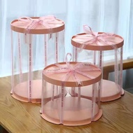 CLEAR CAKE BOX 6 INCHES (1 LAYER ) 23cmX23cmX16cm
