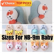 Newborn Baby Ankle Socks (0–9 Months) | Cotton Blend | Anti-Slip | Soft & Stretchy