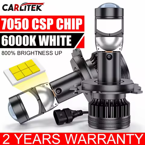 H7 H4 LED Laser Lens 1:1 LED Projector High Low Beam 9005 9006 HB3 H11 HB4 Car Headlight Plug&Play M