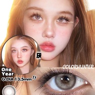 Contact Lens COLORHUNTER 2 PCS Brown Contact Lens With Case 1 year use  14.5mm 0-8 degrees