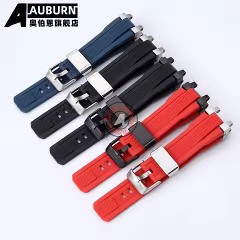 Modified Silicone Rubber Watchband For Casio G-SHOCK 5544 MTG-B1000 MTG-G1000 Durable stainless stee