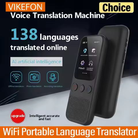 Language Translator Offline Voice Photo Translation WiFi Portable Translator 138 Languages Translato