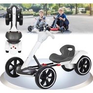 Electric Go Kart For Kids Remote Control Car Rechargeable Car For Kids Foldable With Music & Light
