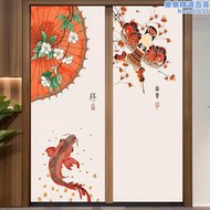 電梯門裝飾畫貼紙自黏貼畫新中式國風水墨畫牆貼防撞遮醜牆壁美化