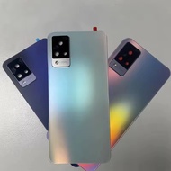 For Vivo V21 4G 5G V2066 V2108 V2050 Battery Cover Back Housing Replacement Case With Camera Repair 