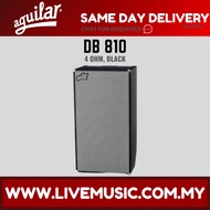 Aguilar DB 810 1400W 8x10 4-ohm Bass Cabinet - Classic Black (DB810 DB-810)