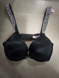 Victoria's  Secret Push-Up Bra with Rhinestone Straps