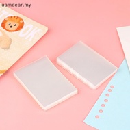 <UAMD> 50pcs/set Korea Card Sleeves Clear Acid free-No CPP Holographic Protector Film Album Binder [